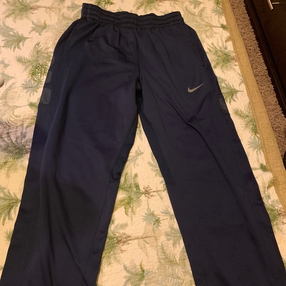 nike navy thermafit sweatpants - Picture 1 of 5